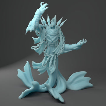 Lich Miniature | Twin Goddess Miniatures | Tabletop RPG Miniature | Roleplaying 3D Printed Fantasy Mini - 3DPrintDen