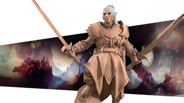 Drow Weapons Master Miniature | Tabletop RPG Miniature | Bite the Bullet | Roleplaying 3D Printed Fantasy Mini - 3DPrintDen