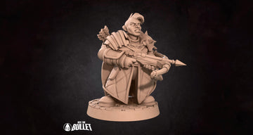 Female Duergar Ranger Miniature | Tabletop RPG Miniature | Bite the Bullet | Roleplaying 3D Printed Fantasy Mini - 3DPrintDen