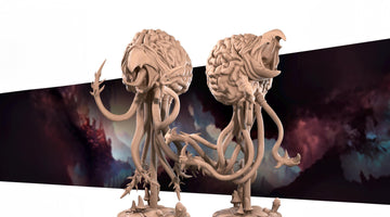 Grell Miniature | Tabletop RPG Miniature | Bite the Bullet | Roleplaying 3D Printed Fantasy Mini - 3DPrintDen