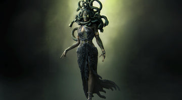 Gorgon Miniature, Medusa | Tabletop RPG Miniature | Nerikson | Roleplaying 3D Printed Fantasy Mini - 3DPrintDen