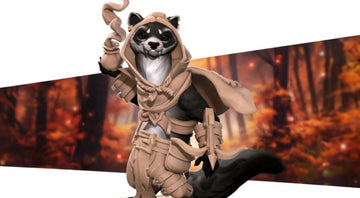 Ferretfolk Rogue Miniature | Tabletop RPG Miniature | Bite the Bullet | Roleplaying 3D Printed Fantasy Mini - 3DPrintDen