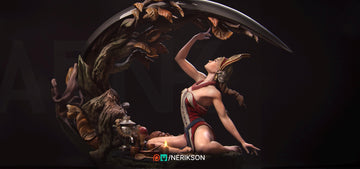 Autumn Diorama Miniature | Tabletop RPG Miniature | Nerikson | Roleplaying 3D Printed Fantasy Mini - 3DPrintDen
