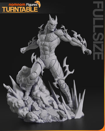 Kaiju No8 Figurine | Anime Figurine | Nomnom Miniatures | 3D Printed Display Miniature Fanart
