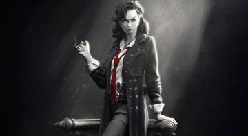 Female Detective Miniature, Laura | Tabletop RPG Miniature | Nerikson | Roleplaying 3D Printed Fantasy Mini - 3DPrintDen