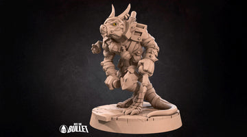 Kobold Alchemist Miniature | Tabletop RPG Miniature | Bite the Bullet | Roleplaying 3D Printed Fantasy Mini - 3DPrintDen