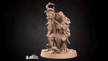 Kobold Druid Miniature | Tabletop RPG Miniature | Bite the Bullet | Roleplaying 3D Printed Fantasy Mini - 3DPrintDen