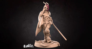 Antlien Solarian Miniature | Tabletop RPG Miniature | Bite the Bullet | Roleplaying 3D Printed Fantasy Mini - 3DPrintDen