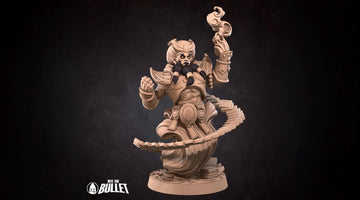 Djinn Diviner Miniature | Tabletop RPG Miniature | Bite the Bullet | Roleplaying 3D Printed Fantasy Mini - 3DPrintDen