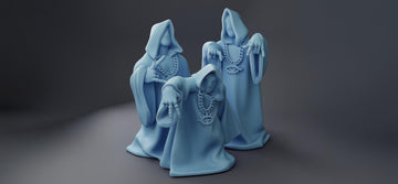 Shadow Money Wizard Gang Miniature | Twin Goddess Miniatures | Tabletop RPG Miniature | Roleplaying 3D Printed Fantasy Mini - 3DPrintDen