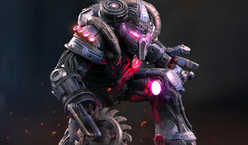 Robot Miniature | Tabletop RPG Miniature | Nerikson | Roleplaying 3D Printed Fantasy Mini - 3DPrintDen