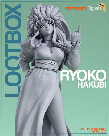 Ryoko Figurine | Anime Figurine | Nomnom Figures | 3D Printed Display Miniature Fanart