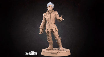Vampire Rogue Miniature, Neil | Tabletop RPG Miniature | Bite the Bullet | Roleplaying 3D Printed Fantasy Mini - 3DPrintDen