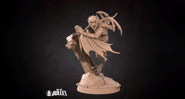 Vampire Monster Miniature | Tabletop RPG Miniature | Bite the Bullet | Roleplaying 3D Printed Fantasy Mini - 3DPrintDen
