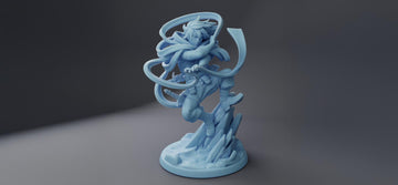 Rogue Miniature, Aizota | Twin Goddess Miniatures | Tabletop RPG Miniature | Roleplaying 3D Printed Fantasy Mini - 3DPrintDen
