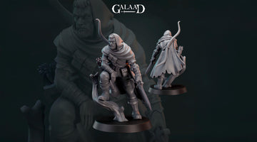 Ranger Miniature | Tabletop RPG Miniature | Galaad Miniatures | Roleplaying 3D Printed Fantasy Mini - 3DPrintDen