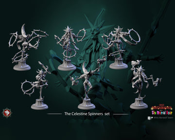 Celestine Performer Miniature | Tabletop RPG Miniature | White Werewolf Tavern | Roleplaying 3D Printed Fantasy Mini - 3DPrintDen