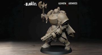 Heavy Infantry Miniature, Shotgun | Tabletop RPG Miniature | Bite the Bullet | Roleplaying 3D Printed Fantasy Mini - 3DPrintDen