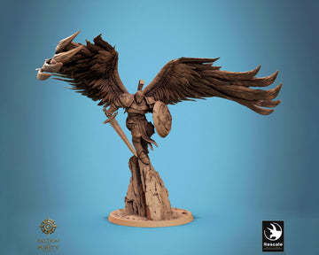 Prime Celestial Lord Miniature | Tabletop RPG Miniature | Rescale Miniature | Roleplaying 3D Printed Fantasy Mini - 3DPrintDen