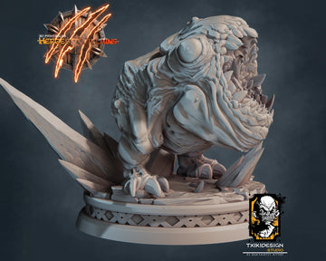 Horror Miniature | Tabletop RPG Miniature | Javier Txiki Tejedor | Roleplaying 3D Printed Fantasy Mini - 3DPrintDen
