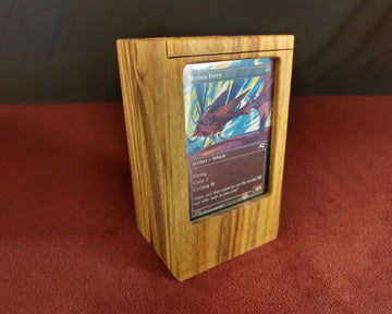 MTG Standard Premium Wooden Deck Box | Gaming Accessory | Gift Box | Solid Exotic Wood - 3DPrintDen