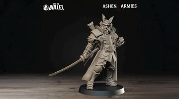 Lieutenant Miniature | Tabletop RPG Miniature | Bite the Bullet | Roleplaying 3D Printed Fantasy Mini - 3DPrintDen