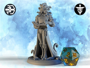 The Observer Miniature, Nyarlath | Twin Goddess Miniatures | Tabletop RPG Miniature | Roleplaying 3D Printed Fantasy Mini - 3DPrintDen