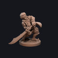 Merchant Warrior Miniature, Azeem | Tabletop RPG Miniature | Dragon Trappers Lodge | Roleplaying 3D Printed Fantasy Mini - 3DPrintDen