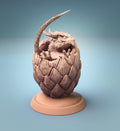 Baby Green Dragon Egg | Tabletop RPG Miniature | Rescale Miniature | Roleplaying 3D Printed Fantasy Mini - 3DPrintDen