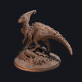 Dinosaur Mount Miniature, Juju | Tabletop RPG Miniature | Dragon Trappers Lodge | Roleplaying 3D Printed Fantasy Mini - 3DPrintDen