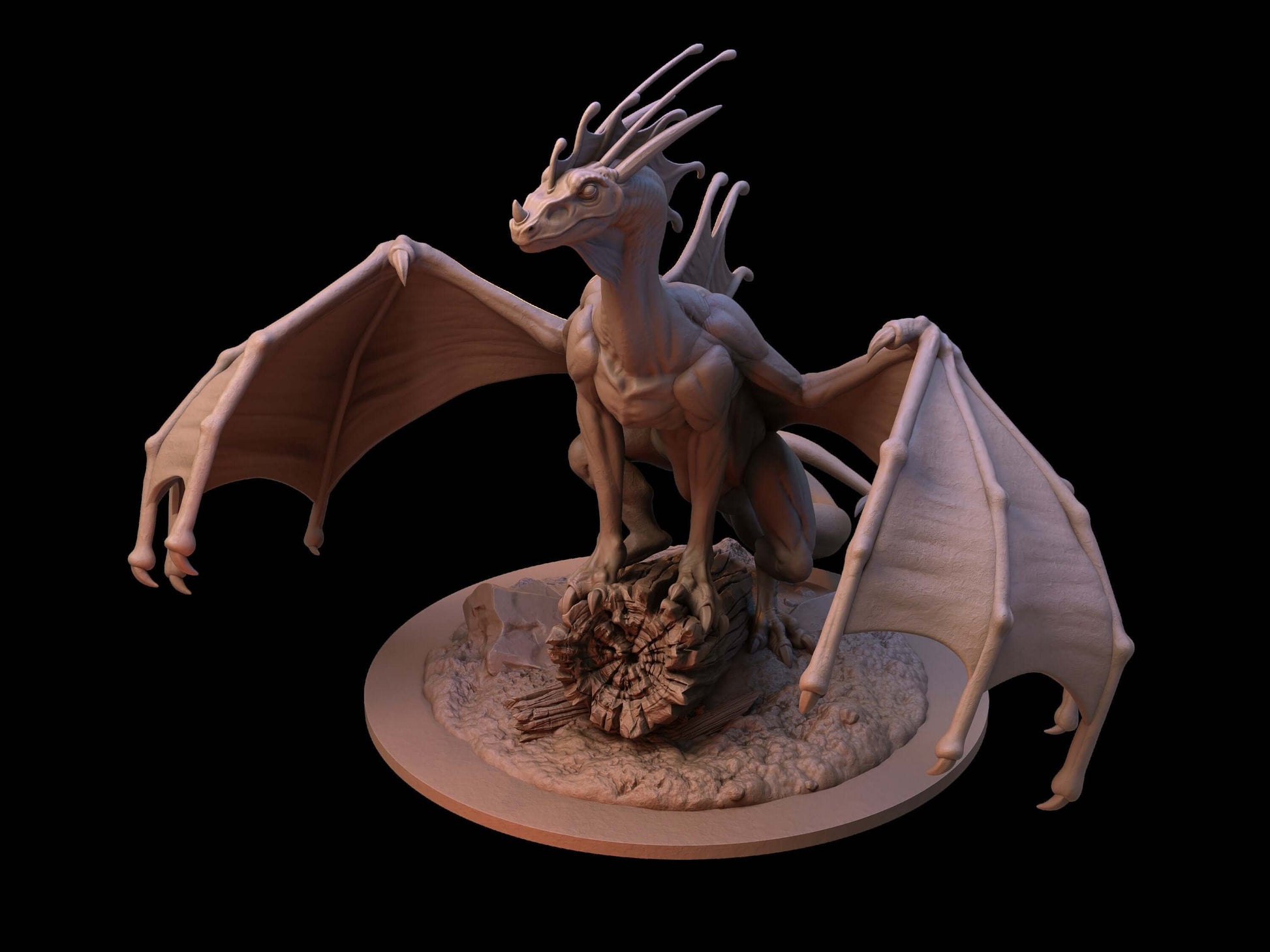 Fairy Dragon Miniature | Tabletop RPG Miniature | Dragon Trappers Lodge | Roleplaying 3D Printed Fantasy Mini - 3DPrintDen