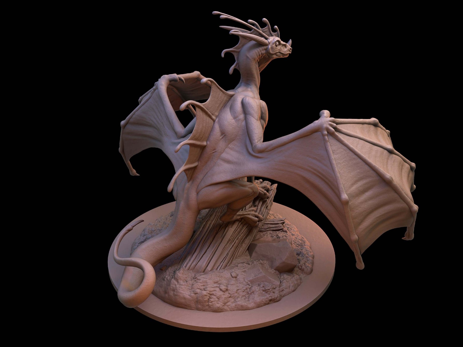 Fairy Dragon Miniature | Tabletop RPG Miniature | Dragon Trappers Lodge | Roleplaying 3D Printed Fantasy Mini - 3DPrintDen