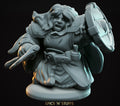 Dwarven Female Tank | Tabletop RPG Miniature | Epic 'N' Stuff | Roleplaying 3D Printed Fantasy Mini - 3DPrintDen