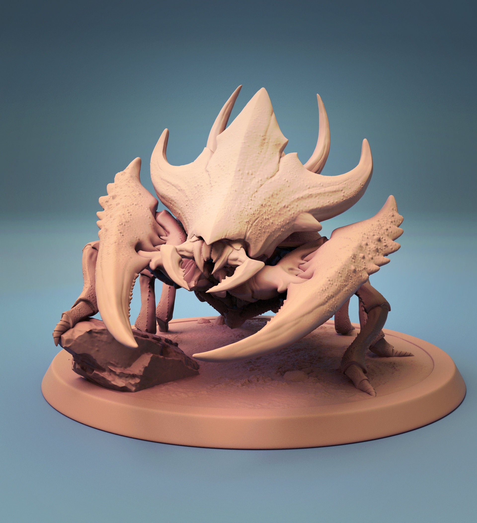 Ankheg Miniature | Tabletop RPG Miniature | Rescale Miniature | Roleplaying 3D Printed Fantasy Mini - 3DPrintDen