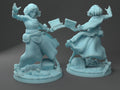 Female Wizard Miniature | Twin Goddess Miniatures | Tabletop RPG Miniature | Roleplaying 3D Printed Fantasy Mini - 3DPrintDen