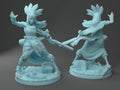 Female Wizard Miniature | Twin Goddess Miniatures | Tabletop RPG Miniature | Roleplaying 3D Printed Fantasy Mini - 3DPrintDen