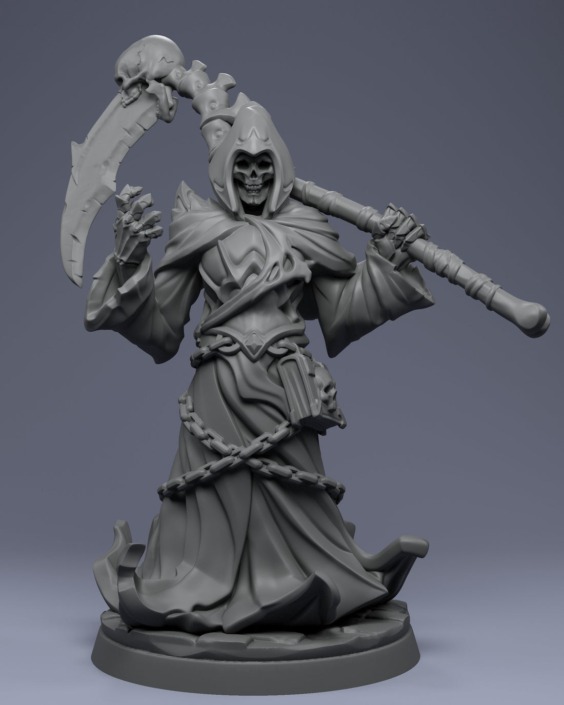 Soul Reaper Miniature | Tabletop RPG Miniature | Creature Armory | Roleplaying 3D Printed Fantasy Mini - 3DPrintDen