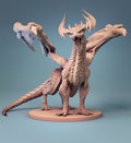 Ancient Green Dragon Miniature | Tabletop RPG Miniature | Rescale Miniature | Roleplaying 3D Printed Fantasy Mini - 3DPrintDen