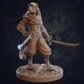 Female Leopard Ranger, Taja | Tabletop RPG Miniature | Dragon Trappers Lodge | Roleplaying 3D Printed Fantasy Mini - 3DPrintDen