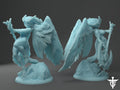 Aasimar Paladin | Twin Goddess Miniatures | Tabletop RPG Miniature | Roleplaying 3D Printed Fantasy Mini - 3DPrintDen