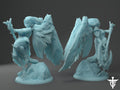 Aasimar Paladin | Twin Goddess Miniatures | Tabletop RPG Miniature | Roleplaying 3D Printed Fantasy Mini - 3DPrintDen