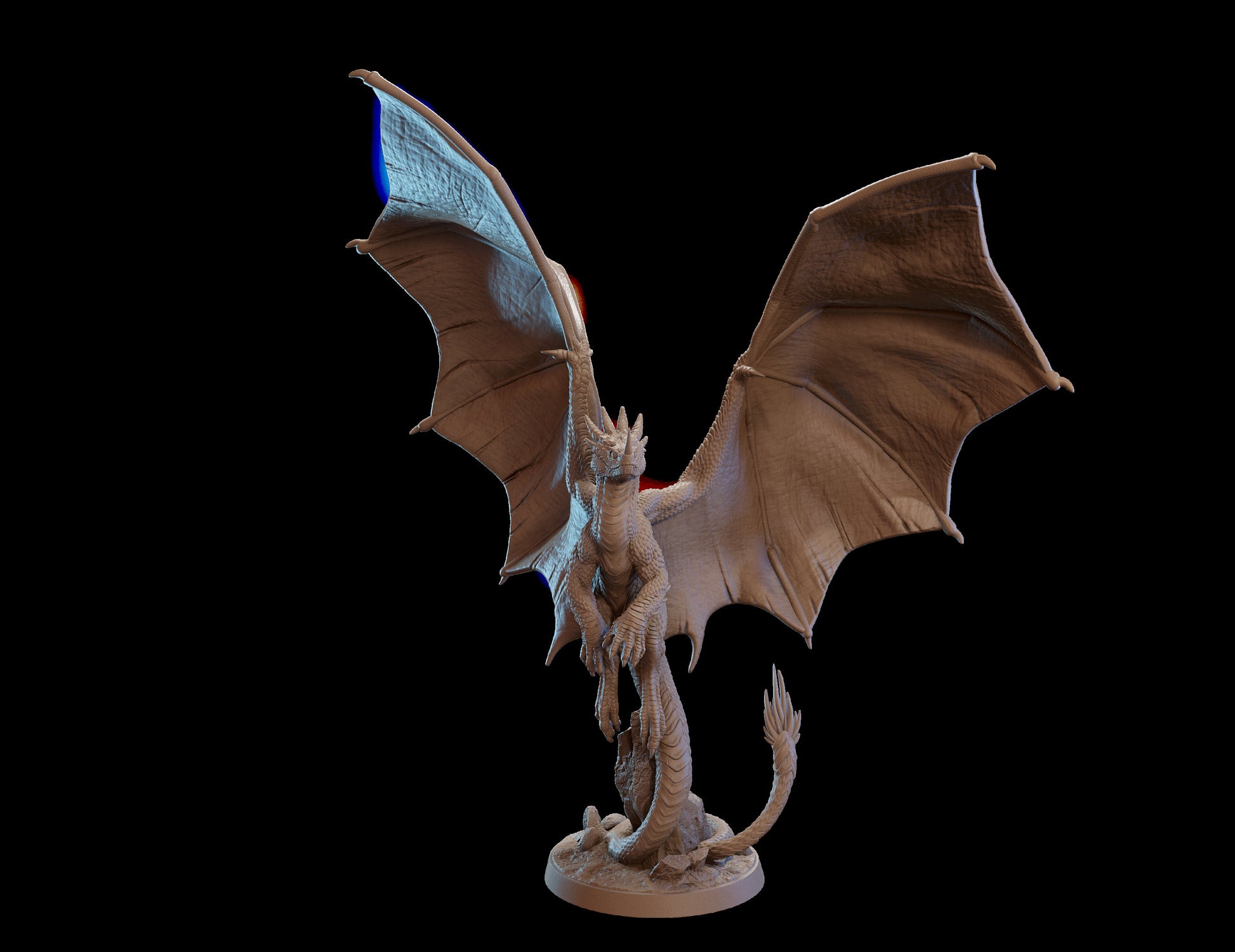 Thorny Dragon Miniature | Tabletop RPG Miniature | Dragon Trappers Lodge | Roleplaying 3D Printed Fantasy Mini - 3DPrintDen