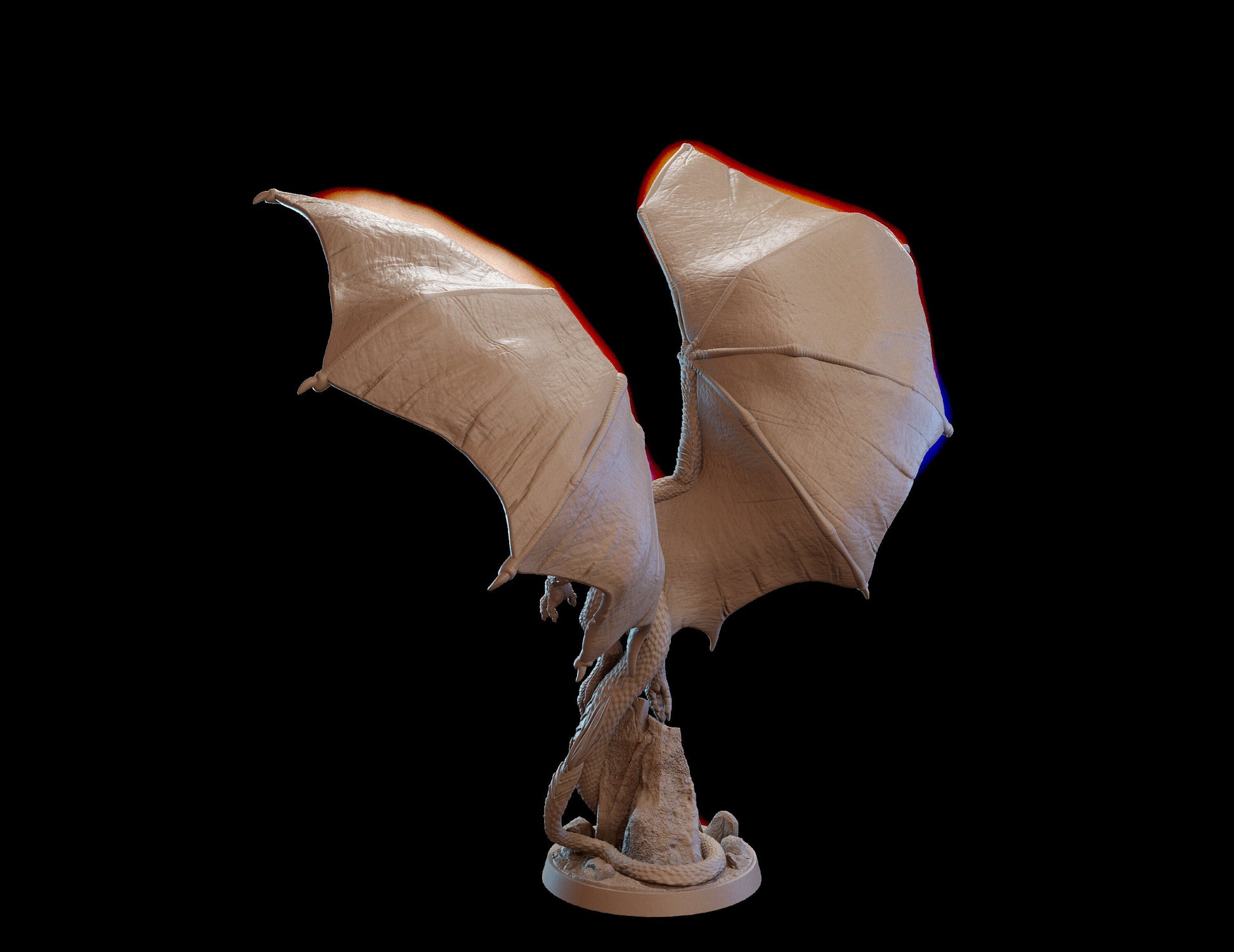 Thorny Dragon Miniature | Tabletop RPG Miniature | Dragon Trappers Lodge | Roleplaying 3D Printed Fantasy Mini - 3DPrintDen