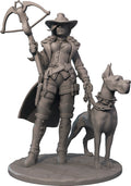 Female Hunter Miniature, Dana | Tabletop RPG Miniature | Great Grimoire | Roleplaying 3D Printed Fantasy Mini - 3DPrintDen