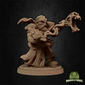 Dwarf Sorcerer Miniature, Kenus Soulstealer | Tabletop RPG Miniature | Miniatures of Madness | Roleplaying 3D Printed Fantasy Mini - 3DPrintDen