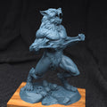 Werewolf Miniature | Tabletop RPG Miniature | Creature Armory | Roleplaying 3D Printed Fantasy Mini - 3DPrintDen