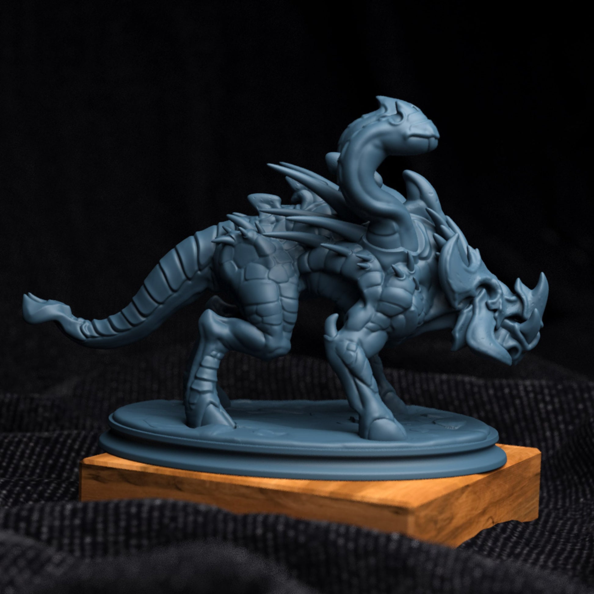 Predator Demon Miniature | Tabletop RPG Miniature | Creature Armory | Roleplaying 3D Printed Fantasy Mini - 3DPrintDen