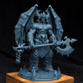 Orc Demon Miniature | Tabletop RPG Miniature | Creature Armory | Roleplaying 3D Printed Fantasy Mini - 3DPrintDen