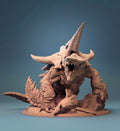 Turtle Dragon Miniature | Tabletop RPG Miniature | Rescale Miniature | Roleplaying 3D Printed Fantasy Mini - 3DPrintDen