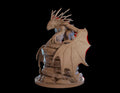 Sea Dragon Miniature | Tabletop RPG Miniature | Dragon Trappers Lodge | Roleplaying 3D Printed Fantasy Mini - 3DPrintDen